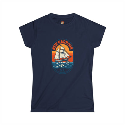 New Harbour - Women's Fitted T-Shirt