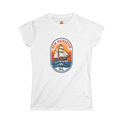 New Harbour - Women's Fitted T-Shirt