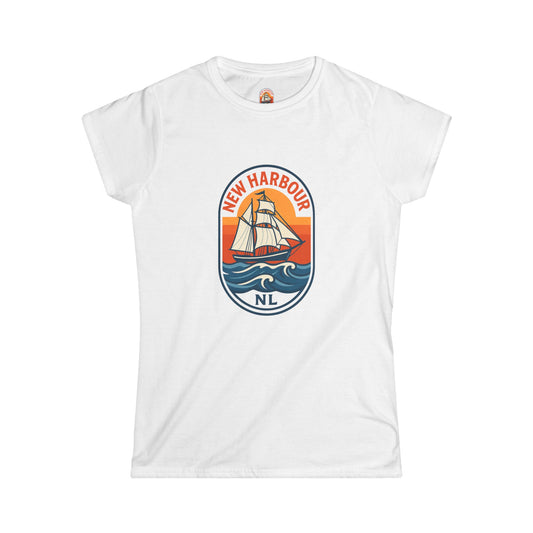 New Harbour - Women's Fitted T-Shirt