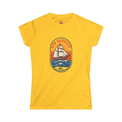 New Harbour - Women's Fitted T-Shirt