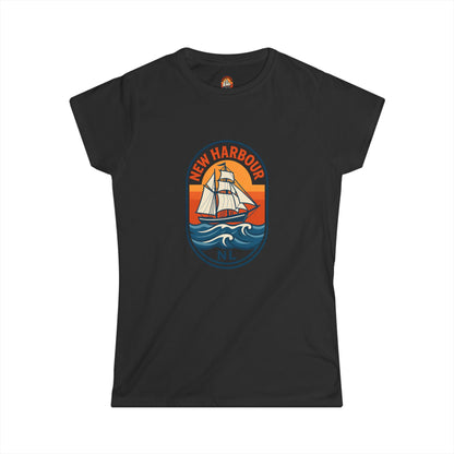New Harbour - Women's Fitted T-Shirt