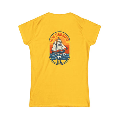 New Harbour - Women's Fitted T-Shirt