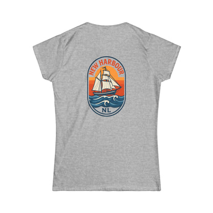 New Harbour - Women's Fitted T-Shirt