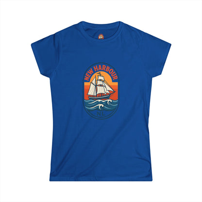 New Harbour - Women's Fitted T-Shirt